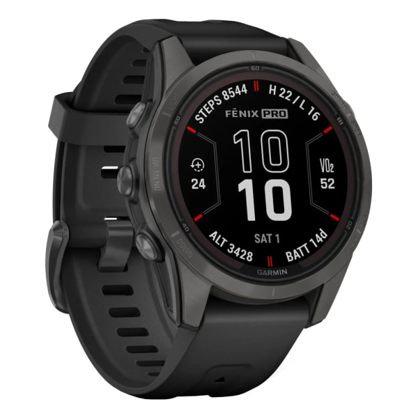 Garmin Fenix 7S Pro Sapphire Solar DLC Titanium Carbon Gray — 5