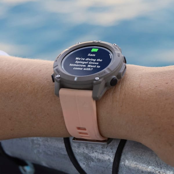Дайвинг компьютер Garmin Descent G2 Paloma / Shell Pink — 7