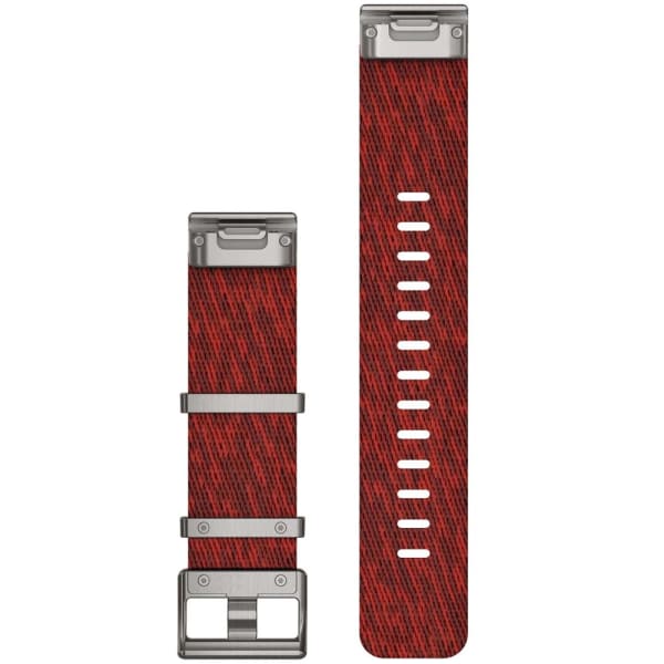 Нейлоновый ремешок Garmin MARQ QuickFit 22 мм Jacquard Red (Красный) — 2