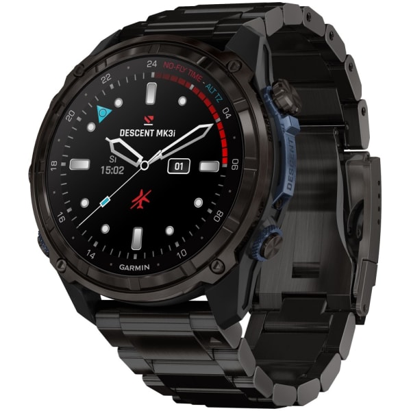Дайвинг компьютер Garmin Descent Mk3i 51 мм Carbon Gray DLC Titanium / DLC Titanium Band