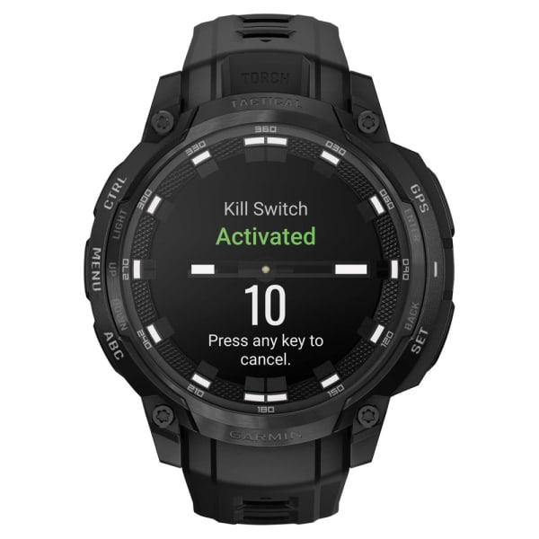 Garmin Instinct Crossover AMOLED Tactical Edition Black — 3