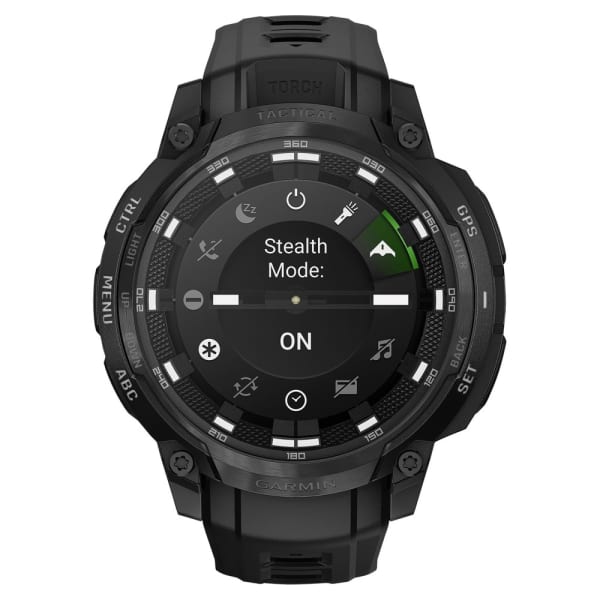 Garmin Instinct Crossover AMOLED Tactical Edition Black — 9