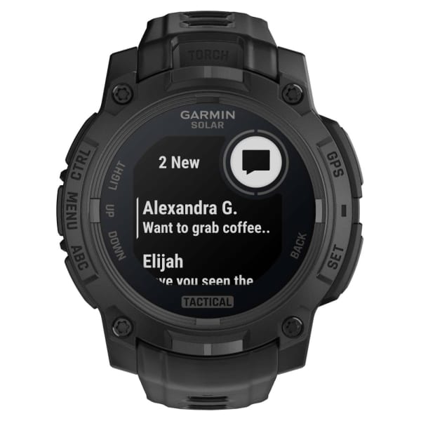 Garmin Instinct 3 — 45 мм Solar Tactical Edition Black — 2