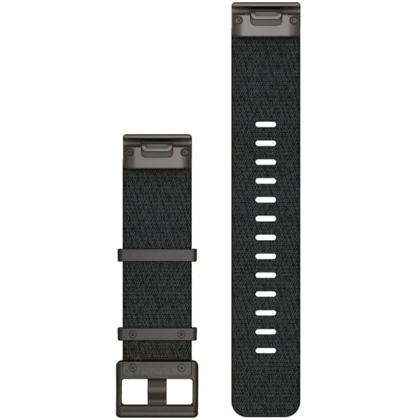 Нейлоновый ремешок Garmin MARQ QuickFit 22 мм Jacquard Heathered Black (Черный) — 2
