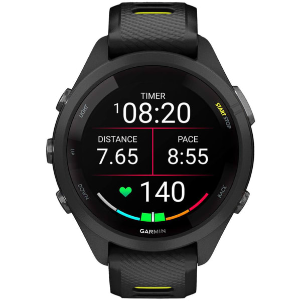 Garmin Forerunner 265S Black / Amp Yellow — 2