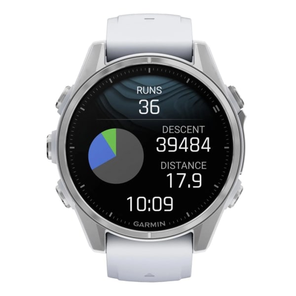 Garmin Fenix 8 — 43 мм AMOLED Silver / Whitestone — 4