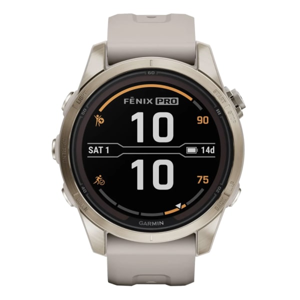 Garmin Fenix 7S Pro Sapphire Solar Soft Gold — 2