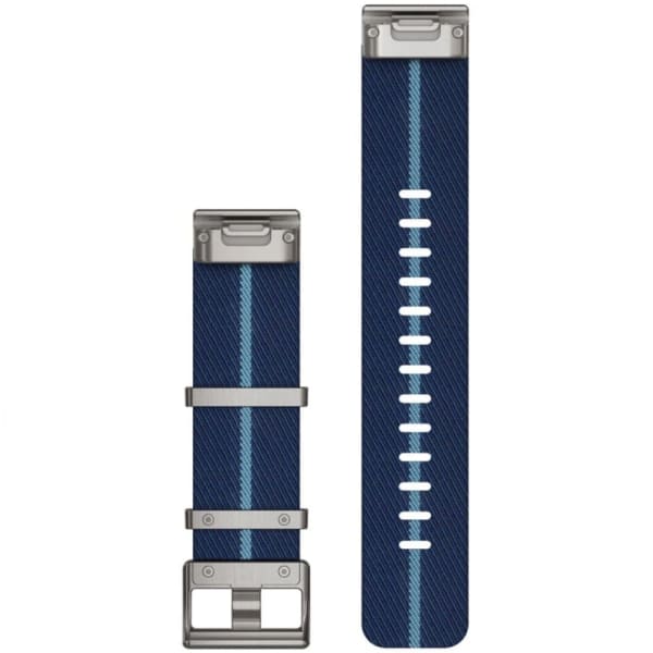 Нейлоновый ремешок Garmin MARQ QuickFit 22 мм Jacquard Indigo (Синий) — 2