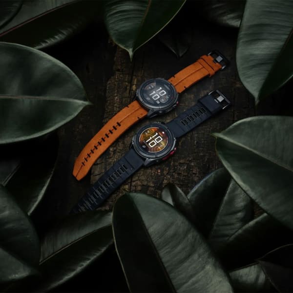 Garmin Fenix 8 Pro — 47 мм AMOLED Sapphire Carbon Grey DLC Titanium / Chestnut Leather Band — 7