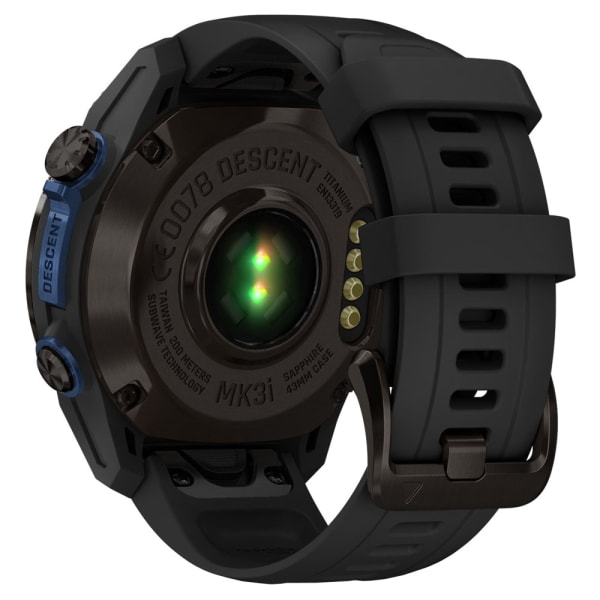 Дайвинг компьютер Garmin Descent Mk3i 43 мм Carbon Gray DLC Titanium / Black Silicone Band — 8