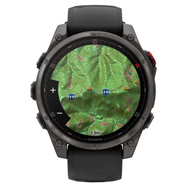 Garmin Fenix 8 Pro — 47 мм AMOLED Sapphire Carbon Gray DLC Titanium Black / Pebble Gray — 3
