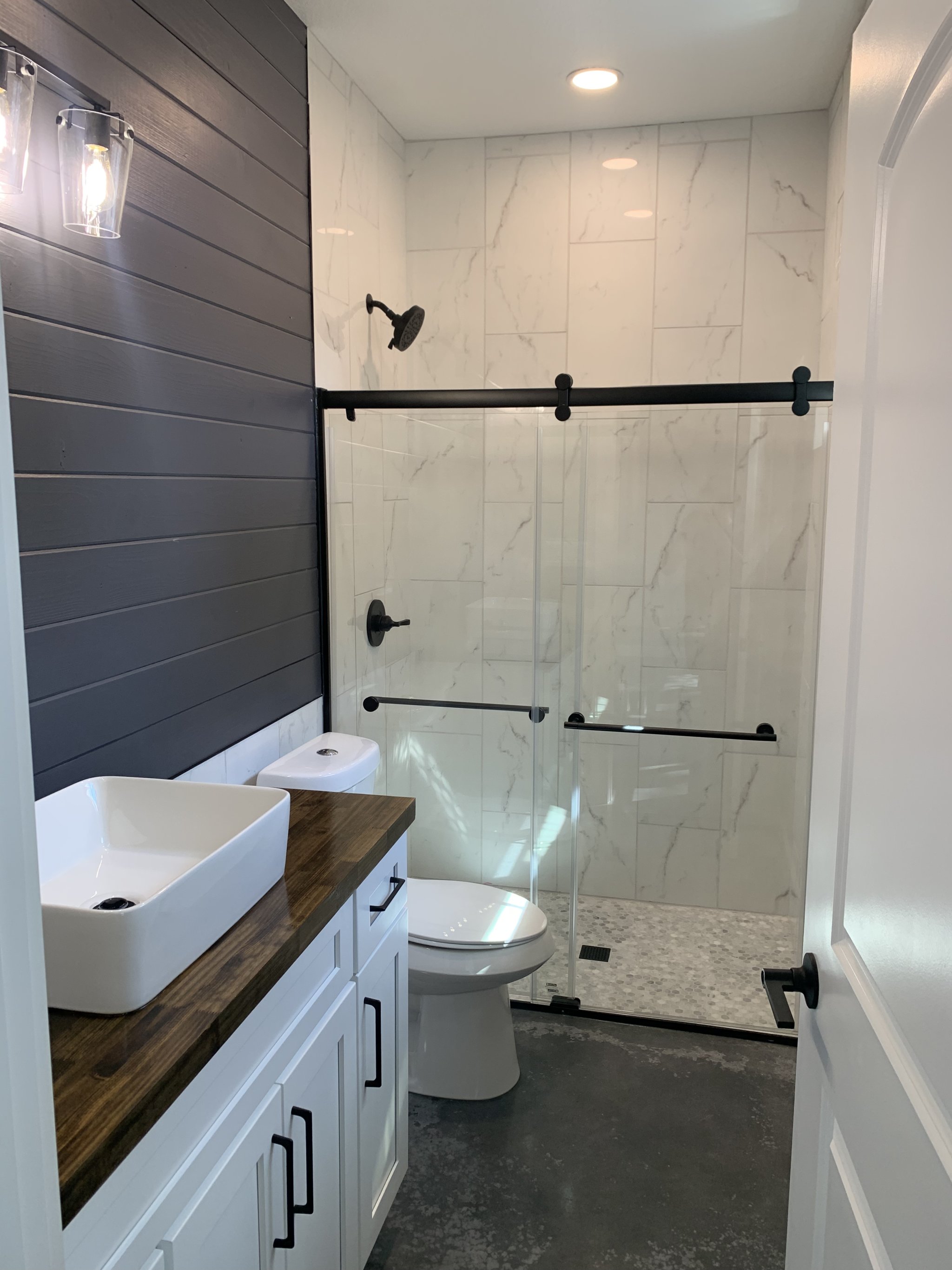 bathroom remodel project