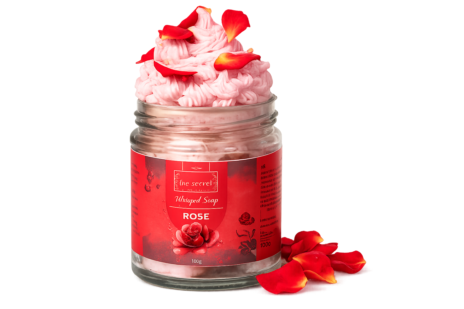 Whipped soap