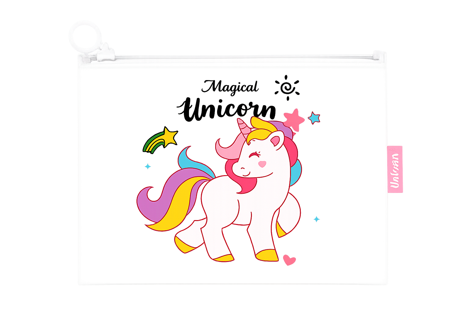 White Unicorn pouch