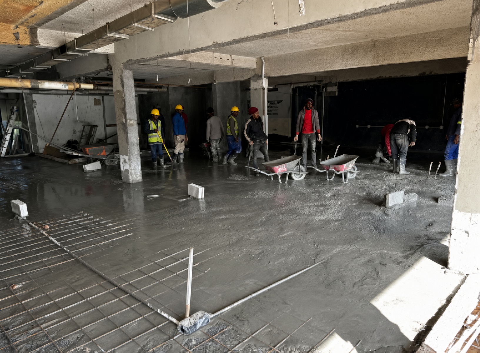 The Vineyard Deli bespoke fit-out, Kenridge, Durbanville, structural layout and refrigeration framing