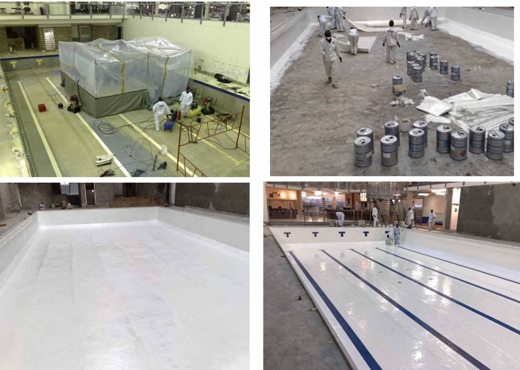 Virgin Active Health Clubs wet works and commercial tiling installation, Cape Town CBD