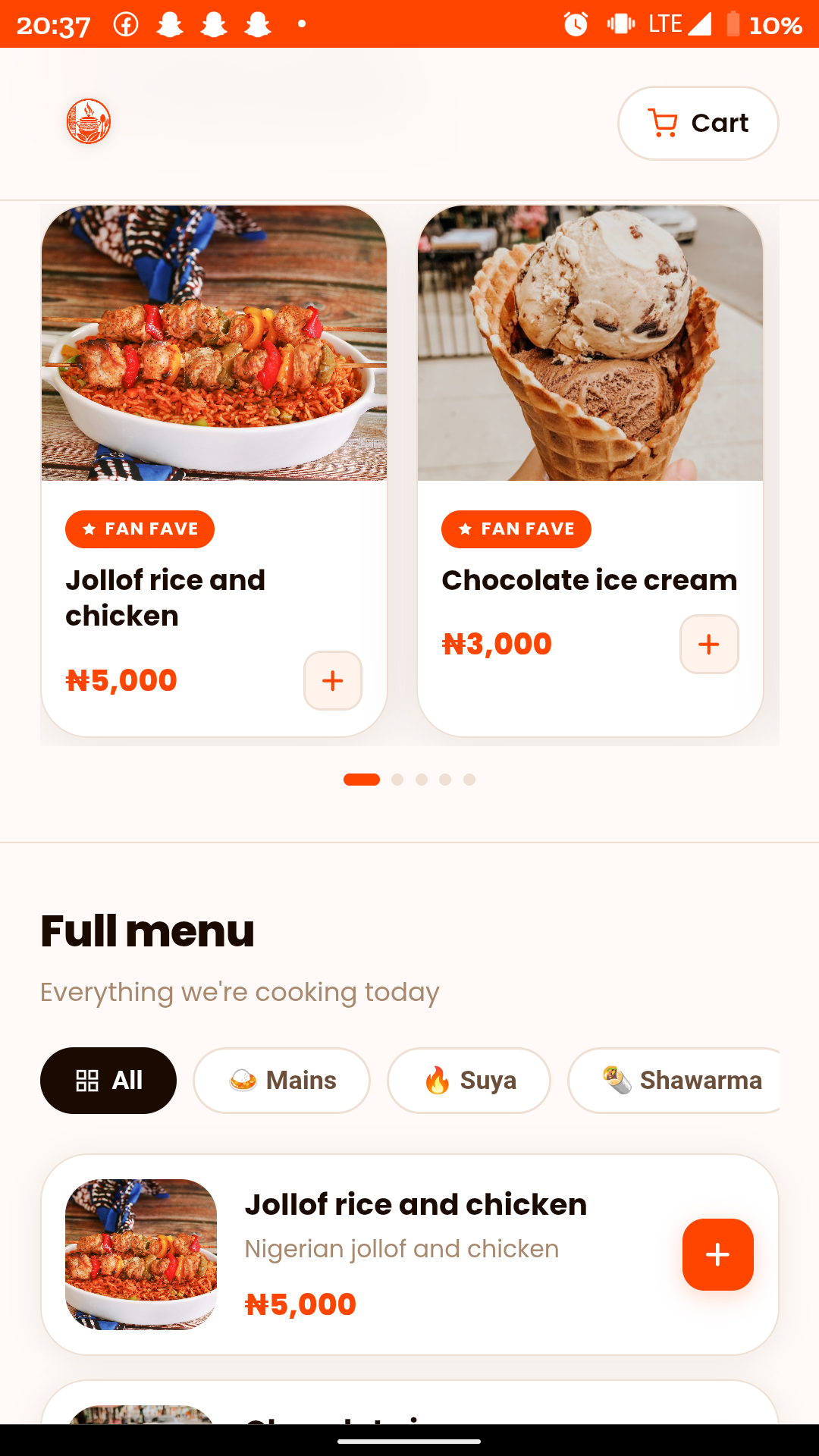 Isebe website preview