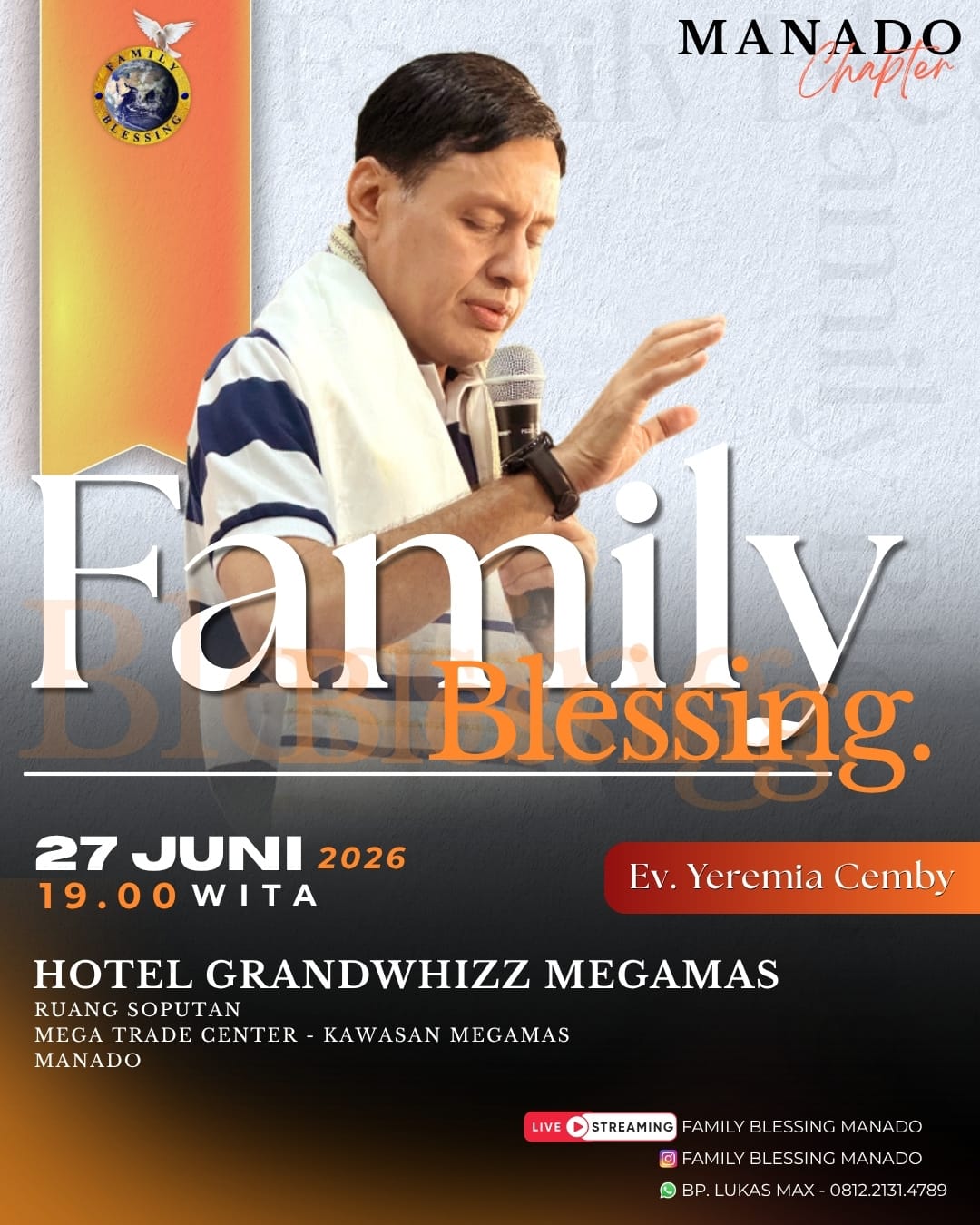 Cover event Family Blessing Manado