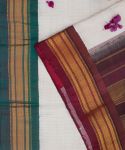 Cotton Gadwal Saree with Ganga Jamuna Border 002
