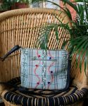 Hand painted Hand Embroidered Sling Bag 001