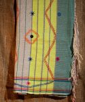 Mirror work Hand Embroidered Cotton Nandsundari Saree 007