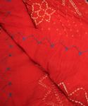 Red Bandhani Cotton Dupatta