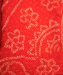 Orange Bandhani cotton Dupatta