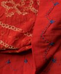 Orange Bandhani cotton Dupatta
