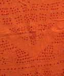 Saffron Bandhani pure Cotton Dupatta