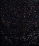 Black Bandhani pure Cotton Dupatta