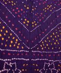 Purple Bandhani Pure Cotton Dupatta