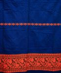 Baluchari Handloom Royal Blue Dupatta