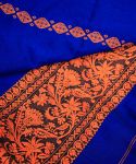 Baluchari Handloom Royal Blue Dupatta