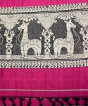 Baluchari Handloom Pink Dupatta