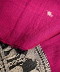 Baluchari Handloom Pink Dupatta