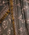 Bagru Hand Block Printed Saree 004