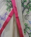 Gond Hand Painted Saree 001