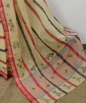 Gond Hand Painted Saree 006