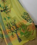 Bhil Hand Painted Saree 005