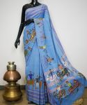 Bhil Hand Painted Saree 009