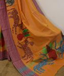 Bhil Hand Painted Saree 011