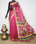 Linen Jamdani Handloom saree 005