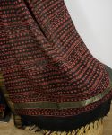 Bagru Hand Block Printed Saree 002