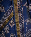 Bagru Hand Block Printed Saree 003
