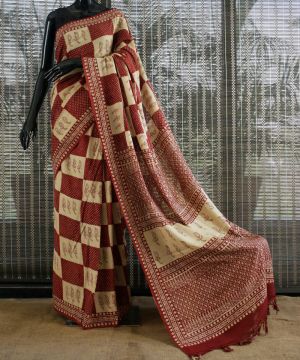 Jawariya Dana cotton saree 002