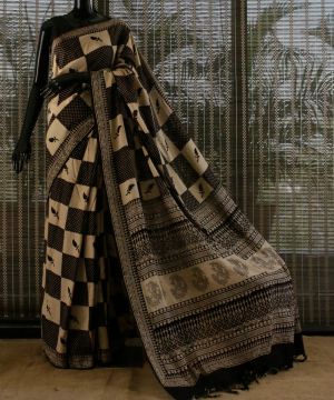 Jawariya Dana cotton saree 007