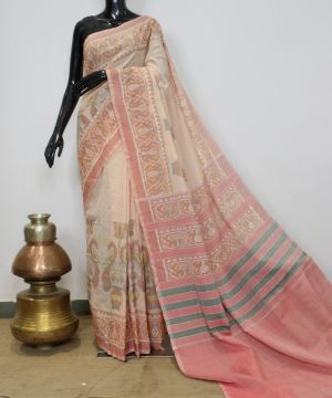 Single ikat cotton patola Saree 019