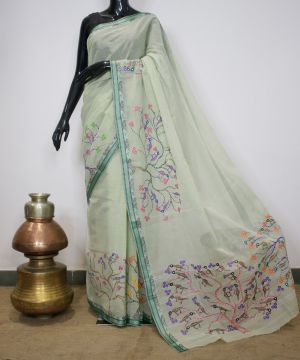 Bhil Hand Painted Saree 003