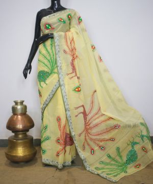 Bhil Hand Painted  Saree 006