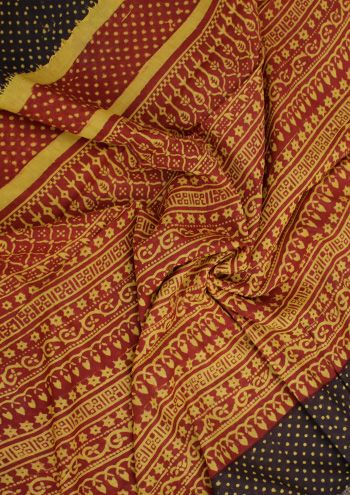 Jawariya Dana cotton saree